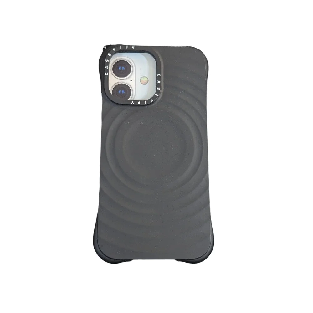 Oo6O CASETiFY Essentials Ripple Case w/ Magsafe for iPhone 16 In Black, Open Box